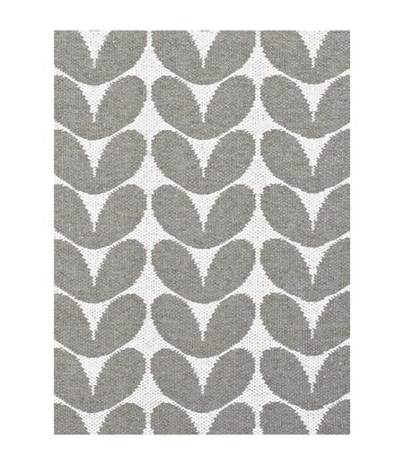 Tapis kilim tissé en PVC motif floral KARIN