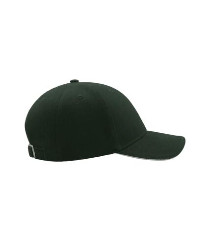 Atlantis Liberty Sandwich Heavy Brush Cotton 6 Panel Cap (Pack of 2) (Green) - UTAB433