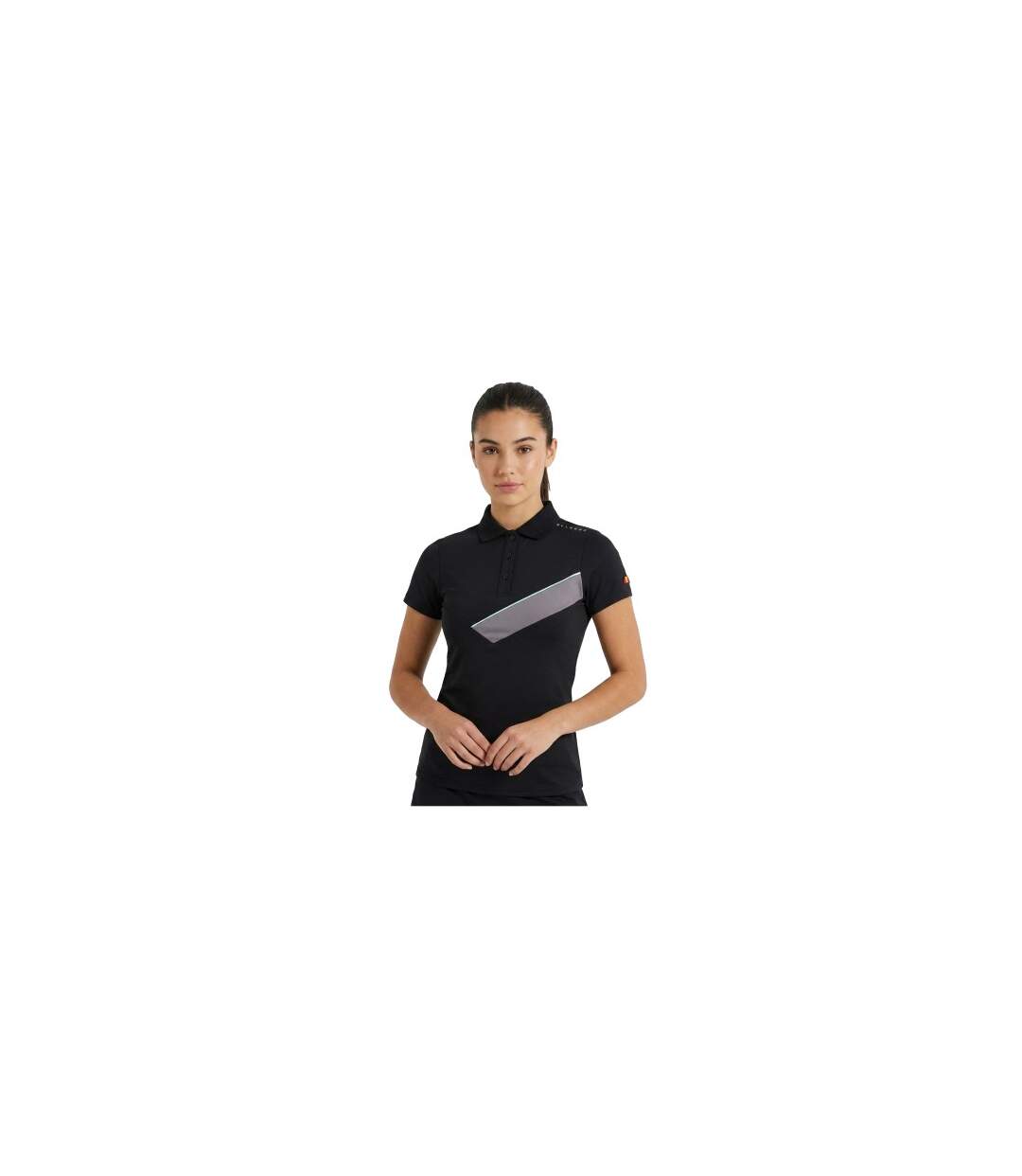 Womens/ladies Lotali Polo Shirt Black Ellesse-1