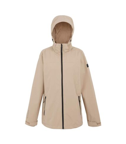 Veste imperméable coriver femme taupe / noir Regatta