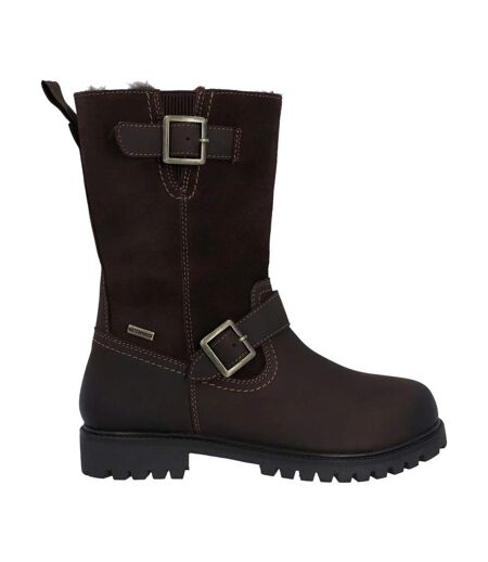 Bottes De Motard Ness Femme Marron Hunter