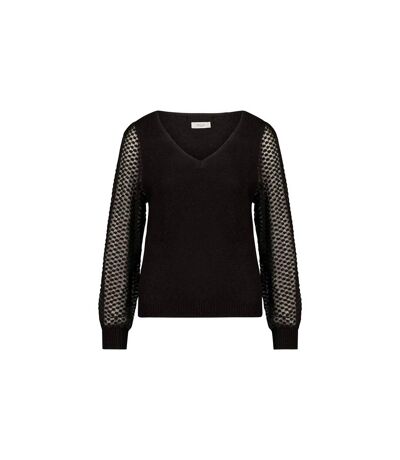 Pull à manches longues transparentes pour femme SIJADE