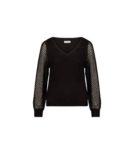 Pull à manches longues transparentes pour femme SIJADE