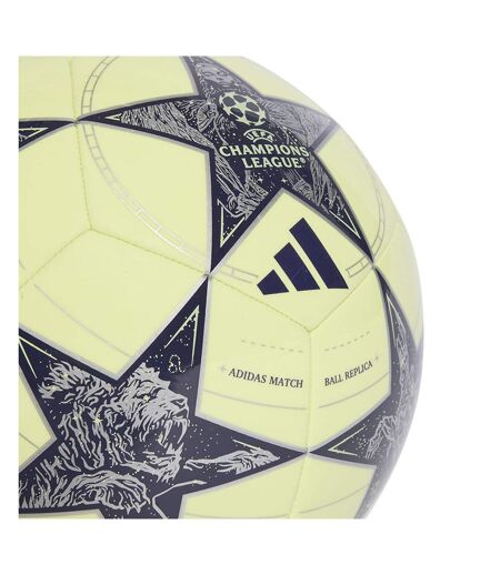 Ballon De Foot Motif/style Real Madrid Cf Uefa Champions League Taille 5 Vert Clair Gris Argent Métallisé Adidas