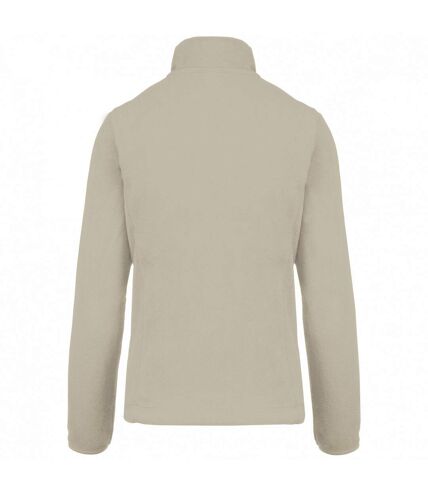 Womens/ladies maureen microfleece jacket beige Kariban