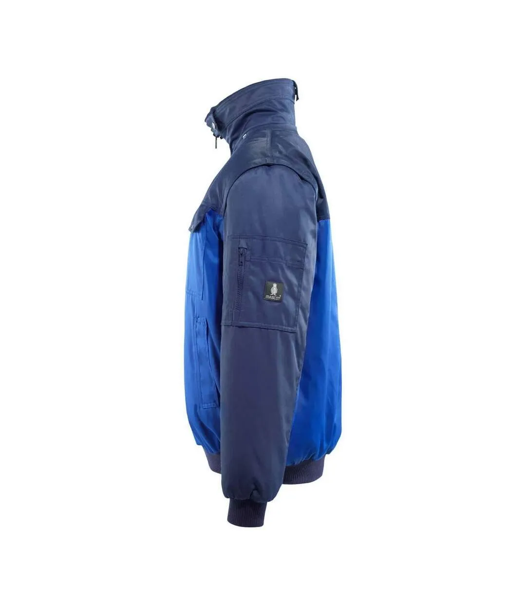 Mens Image Pilot Jacket Royal Blue Navy Mascot-3