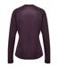 Womens/ladies Nwlbeat Fitted Long-sleeved T-shirt Plum Perfect Newline-2