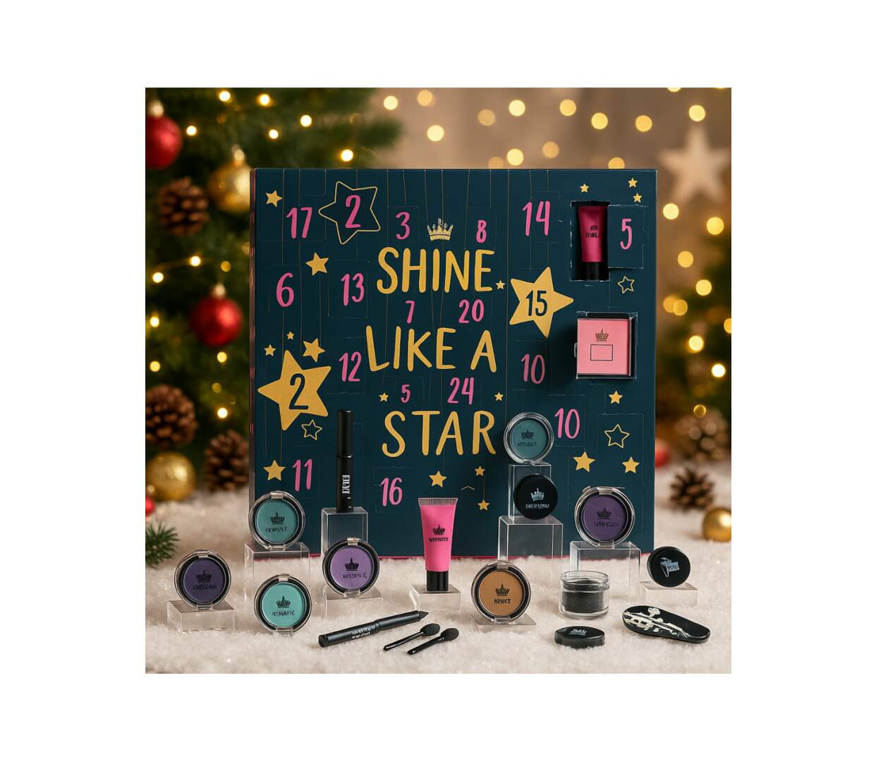 Calendrier de l'avent maquillage et accessoires Shine Like a Star-2