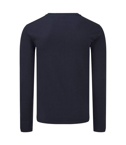 Fruit Of The Loom Mens Iconic 150 Long-Sleeved T-Shirt (Deep Navy)
