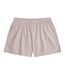 Womens/ladies comfort cotton shorts light beige Animal-1