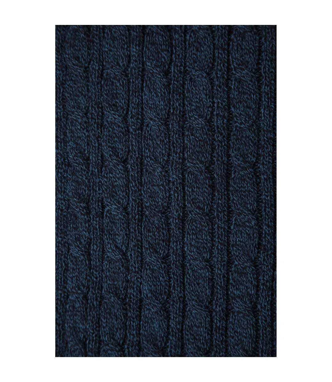 Drew Knitted Scarf One Size Navy Animal-4