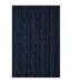 Drew Knitted Scarf One Size Navy Animal-4