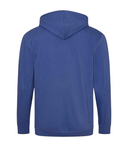 Mens full zip hoodie royal blue Awdis