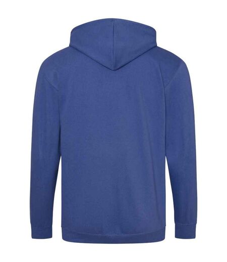 Mens full zip hoodie royal blue Awdis