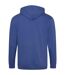 Mens full zip hoodie royal blue Awdis