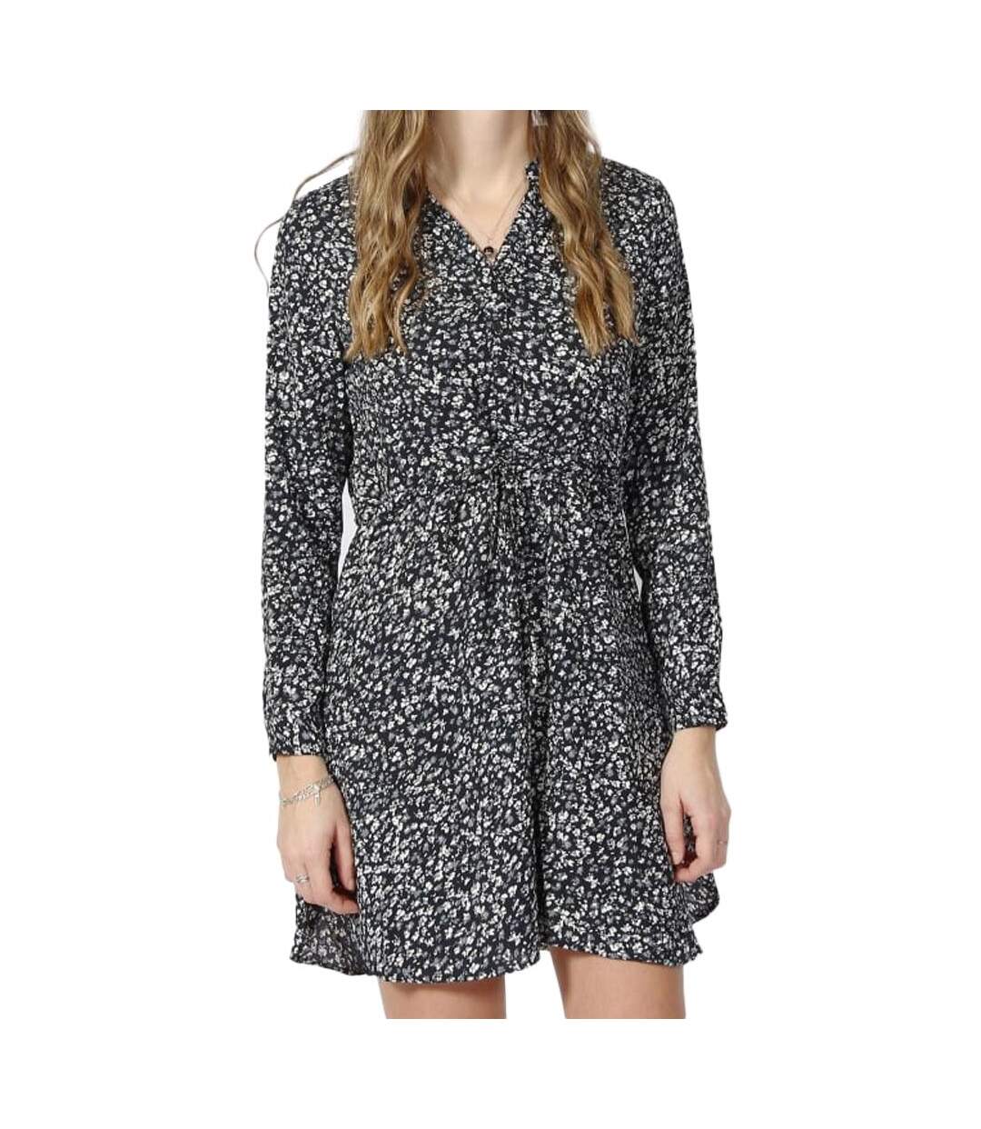 Robe Noire à Motifs Femme Only Cory - S-1