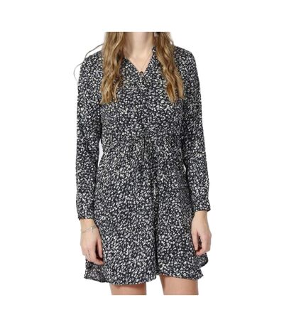 Robe Noire à Motifs Femme Only Cory - S