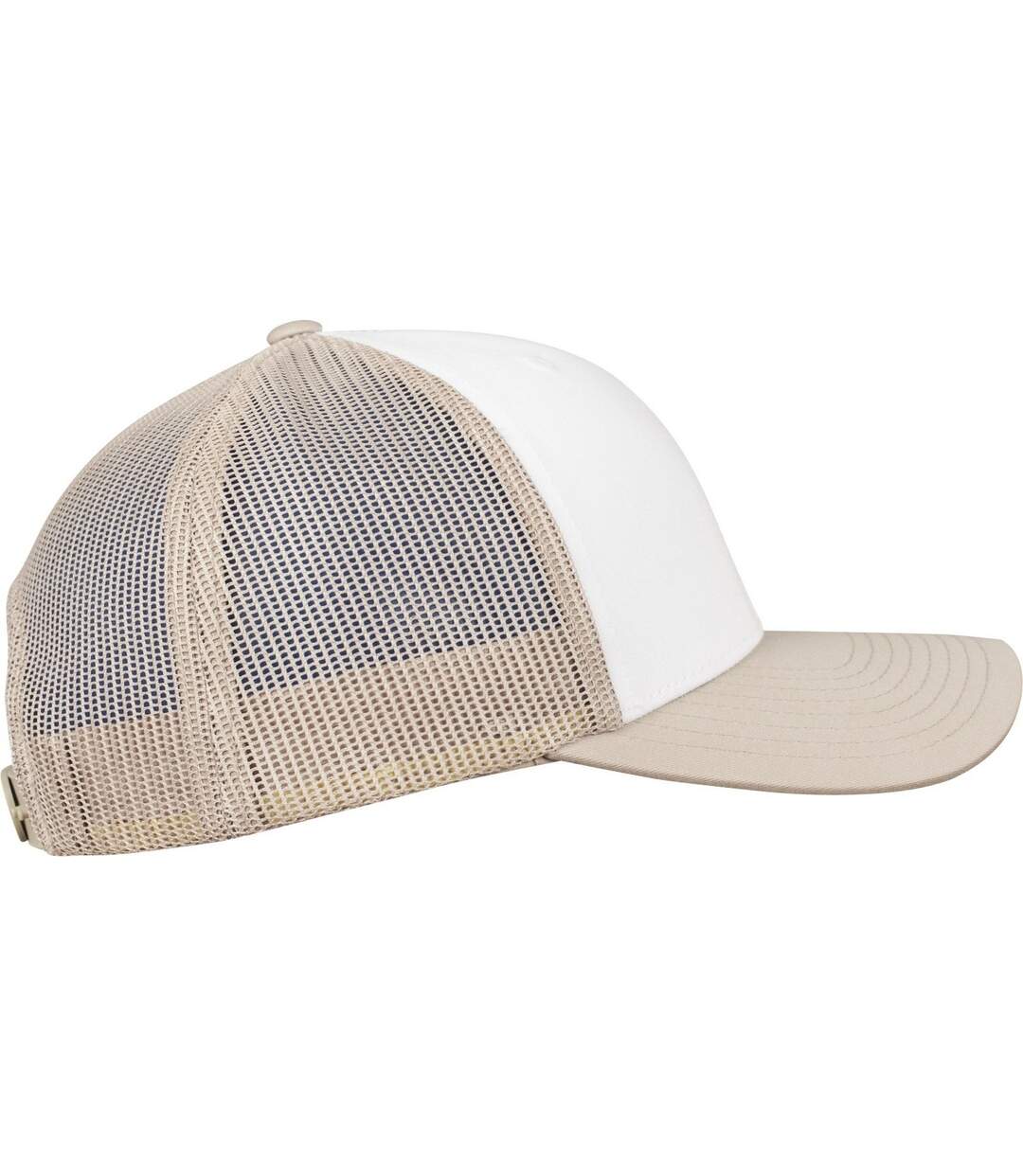 Casquette Trucker The Classic Retro Blanc Kaki Yupoong-3