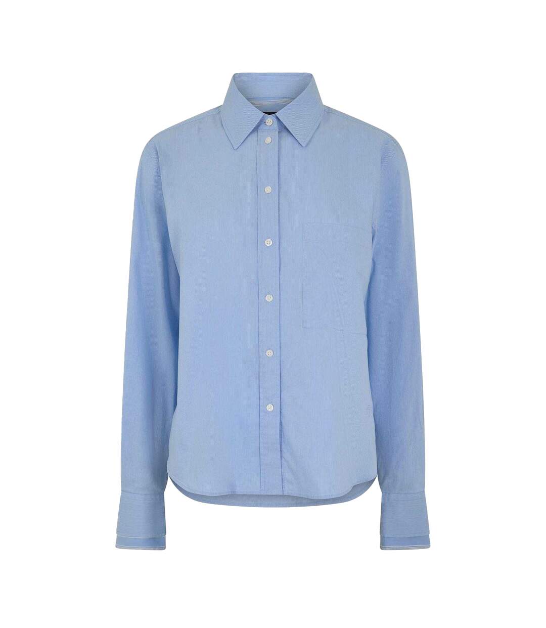 Womens/ladies Brielle 1 Monday Long-sleeved Shirt Bright Blue Boss-1