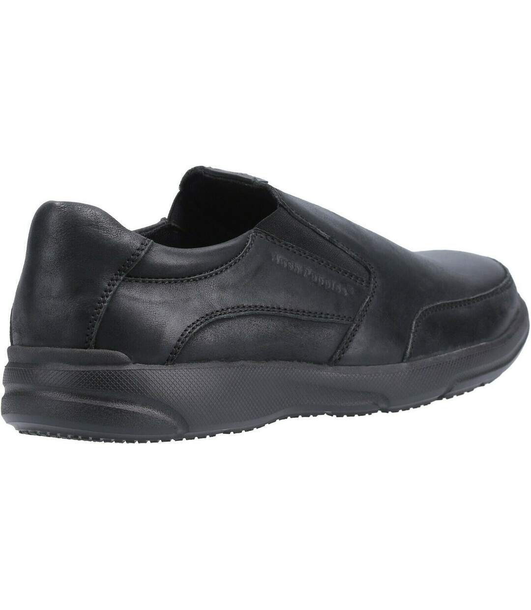 Chaussures en cuir aaron homme noir Hush Puppies