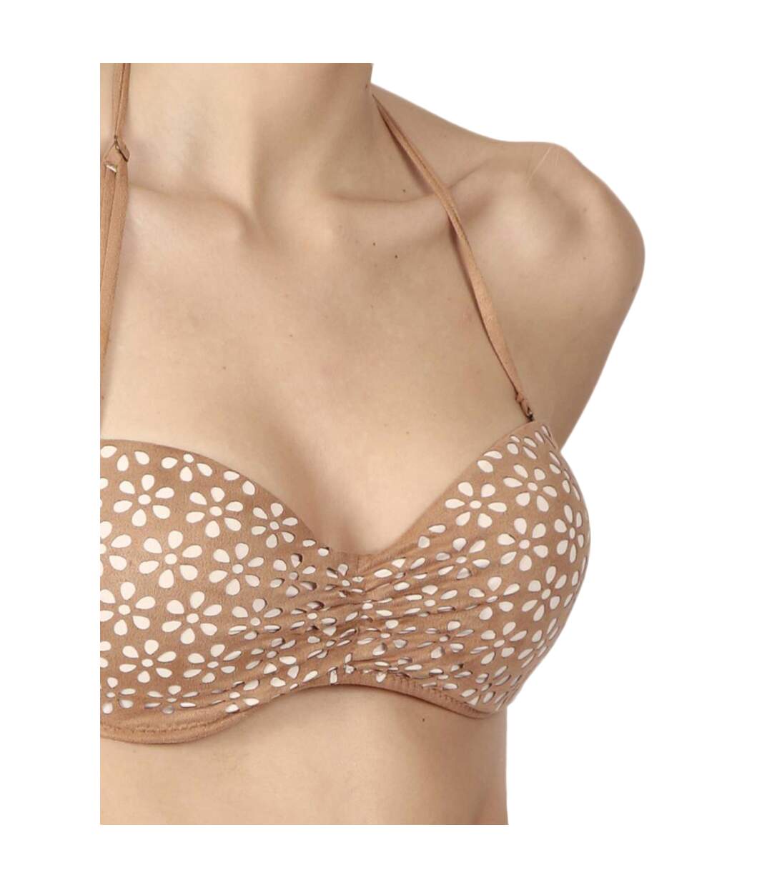 Ensemble 2 pièces bikini bandeau push-up Sand Desert Admas-4