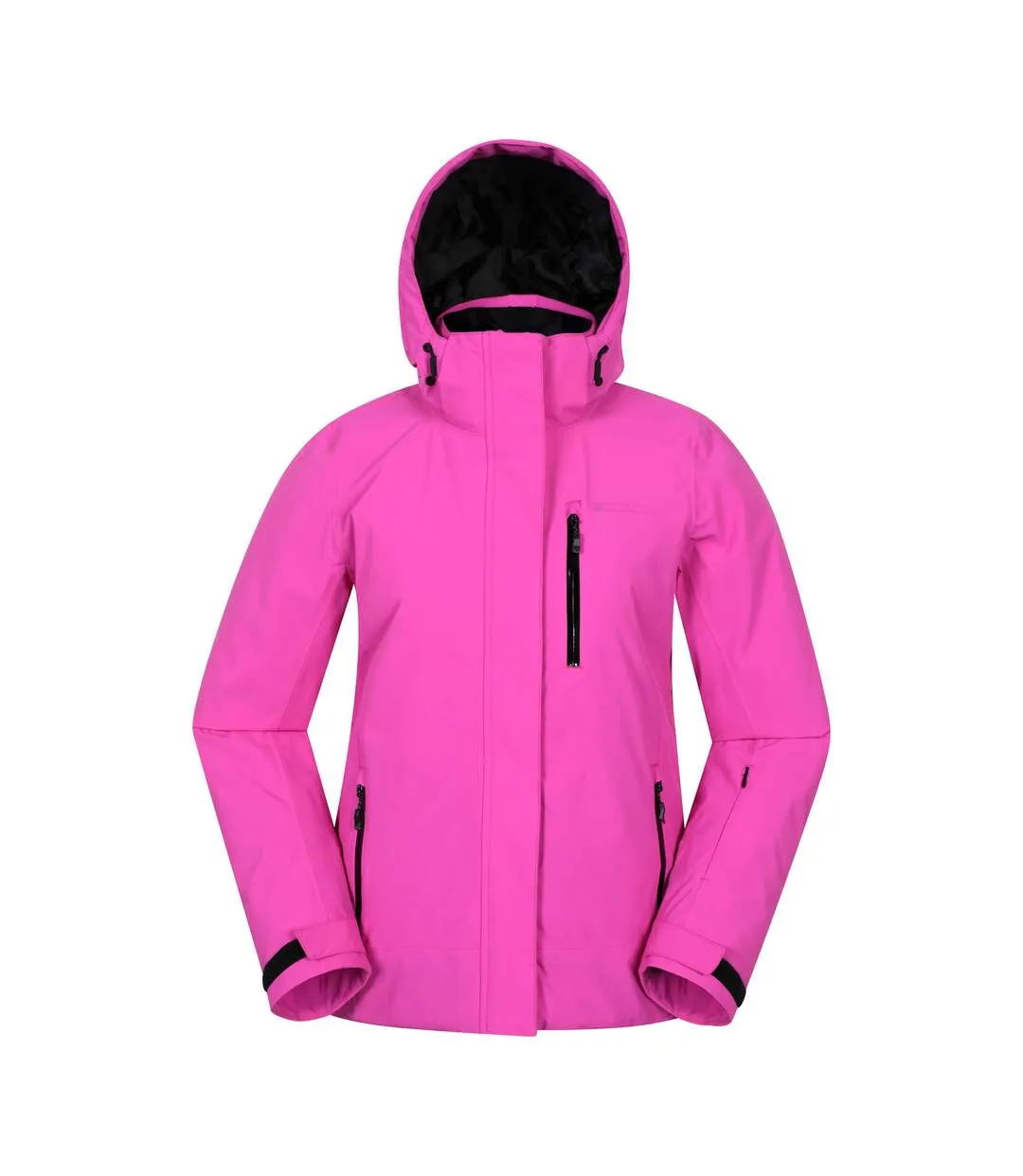 Womens/ladies Aspen Waterproof Ski Jacket Bright Pink Mountain Warehouse-2