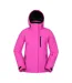 Womens/ladies Aspen Waterproof Ski Jacket Bright Pink Mountain Warehouse-2