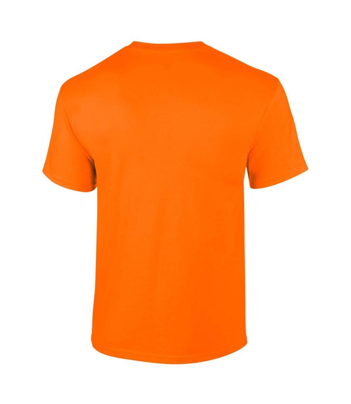 Gildan Mens Ultra Cotton Short Sleeve T-Shirt (Safety Orange)