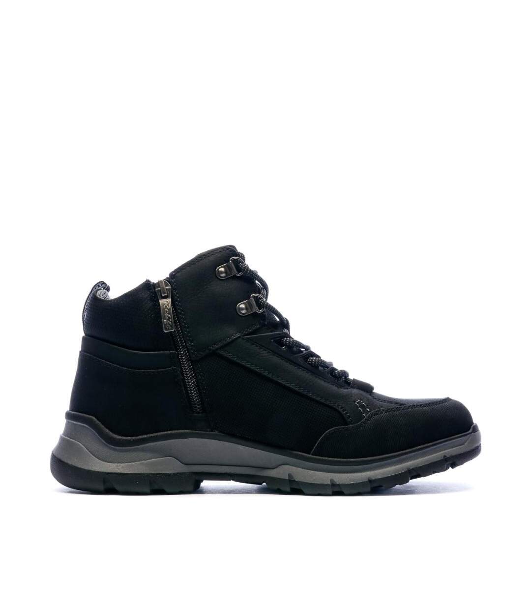 Chaussures de randonnée noires homme relife jormount-3