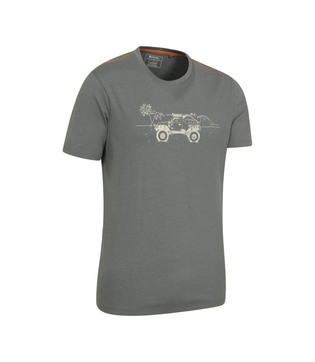 T-shirt ocean drive homme charbon Mountain Warehouse-2