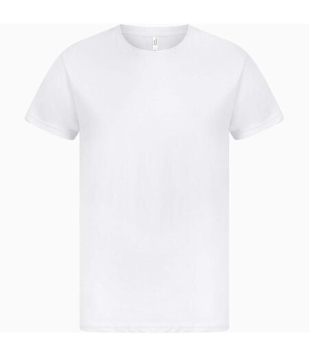 Casual Classics Mens Ringspun Cotton Longline T-Shirt (White) - UTAB602