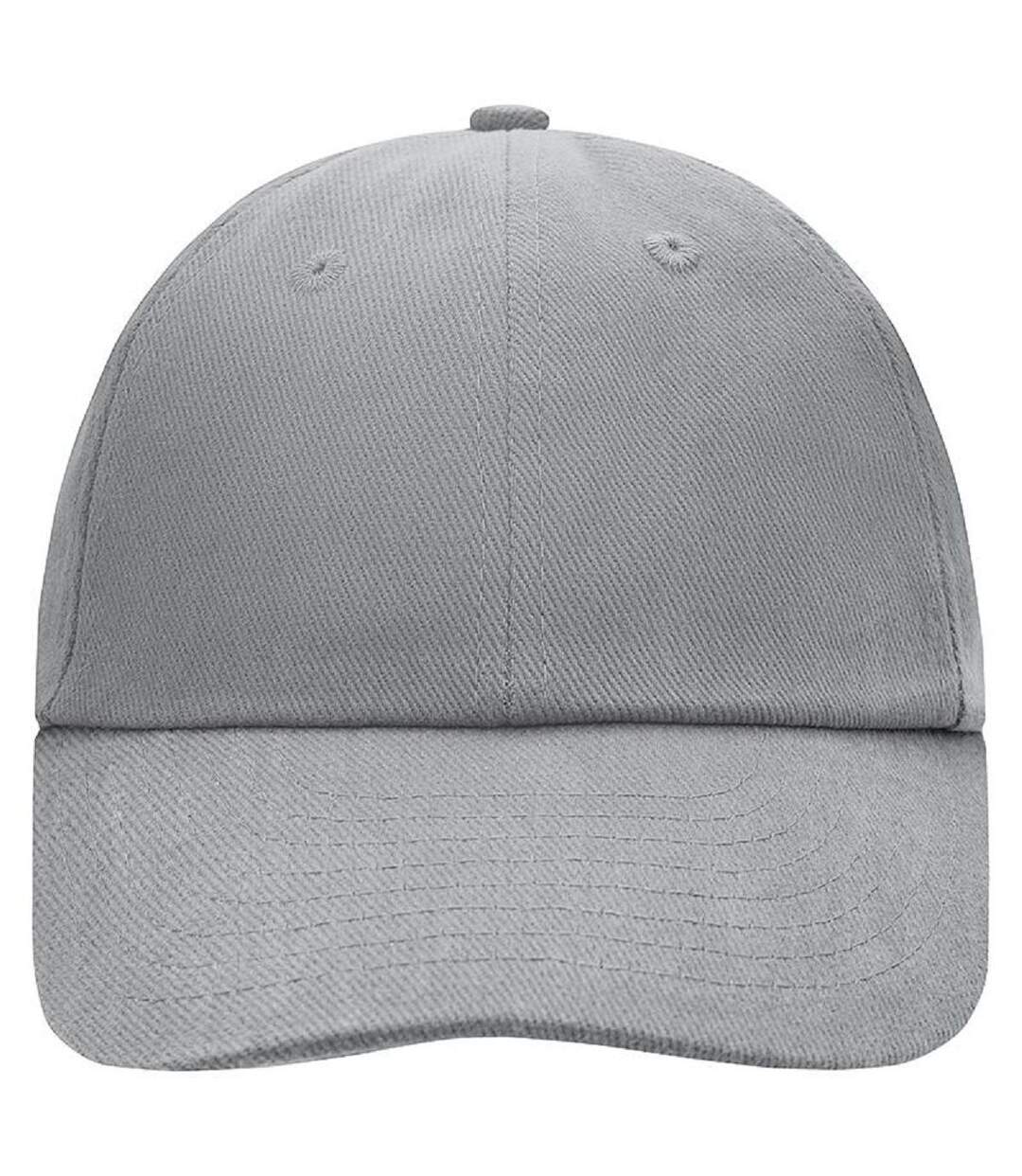 Casquette à visière coton - MB6111 - gris clair-1