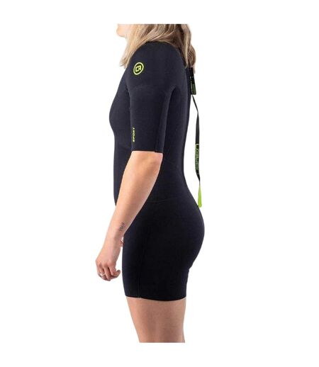 Womens/ladies Zipped Tight Wetsuit Black O´Brien