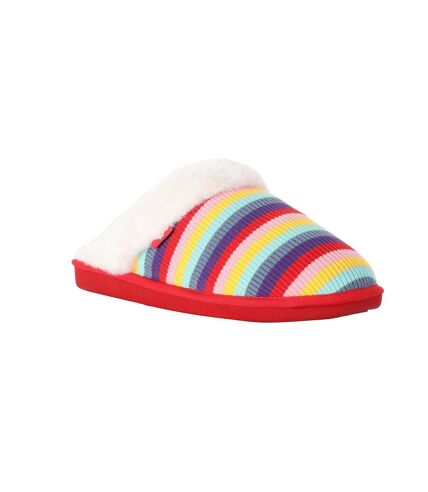 Womens/ladies rosie rollo slippers multicoloured Rocket Dog