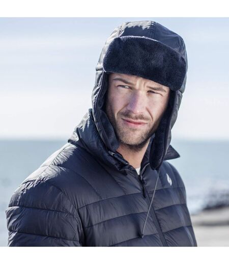 Mens Waterproof Fleece Lined Winter Thermal Trooper Trapper Hat