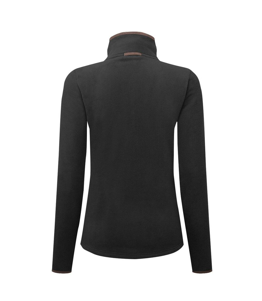 Veste polaire artisan femme noir / marron Premier-2