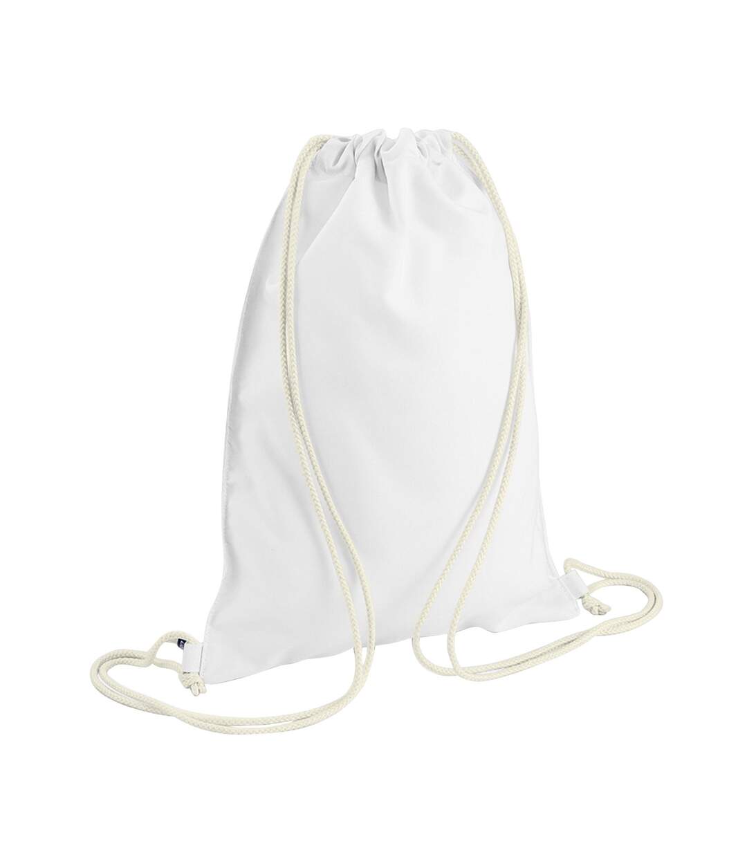 Sac De Gym Unisexe Taille Unique Blanc Bagbase-2
