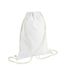 Sac De Gym Unisexe Taille Unique Blanc Bagbase-2