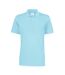 Mens Pique Polo Shirt Sky Blue Clique-1