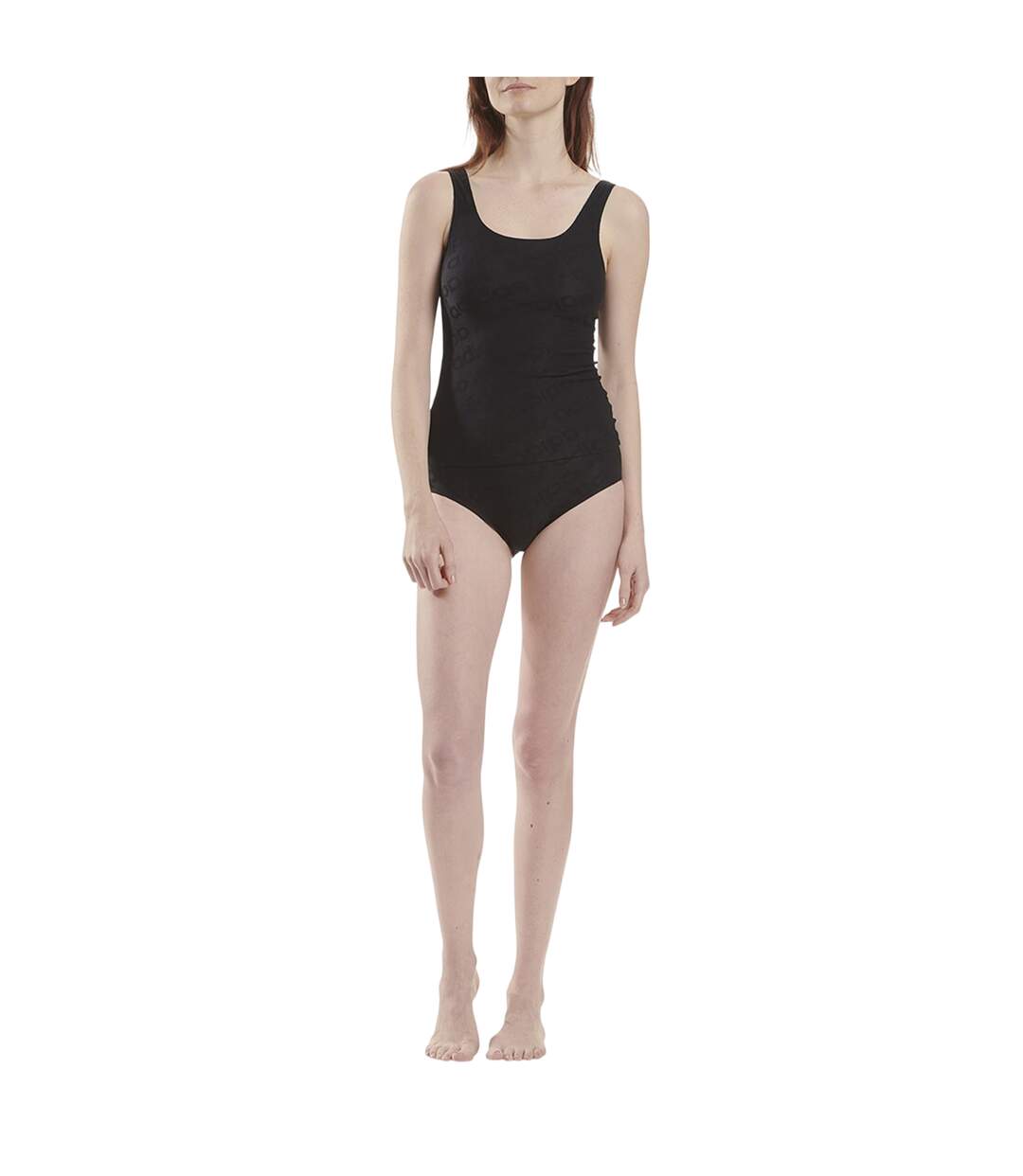 Débardeur Motif/style Logo Partout Femme Noir Adidas-3