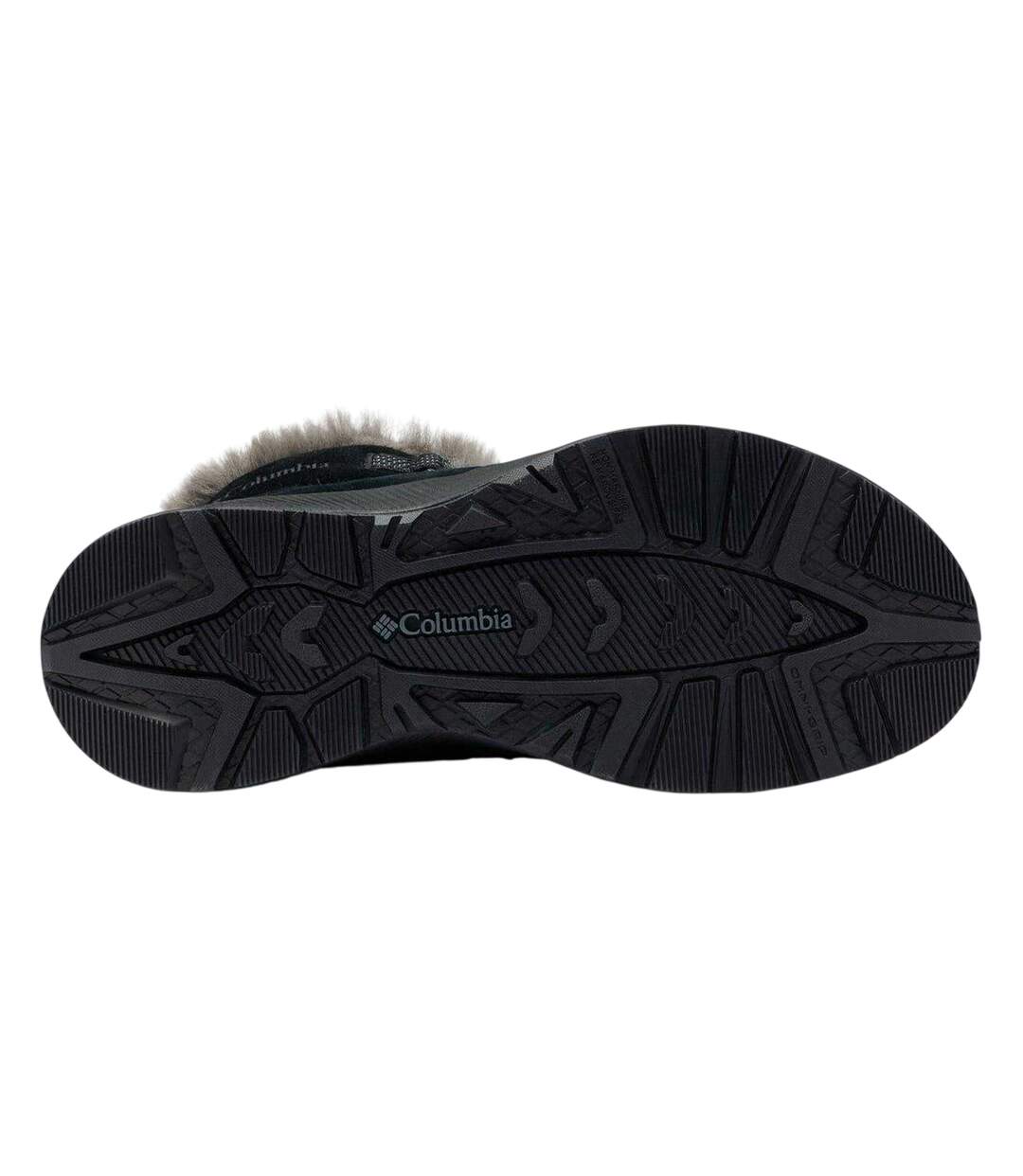 Womens/ladies Slope Ld61 Suede Winter Boots Black Columbia-4