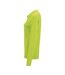 SOLS Womens/Ladies Perfect Long Sleeve Pique Polo Shirt (Apple Green)