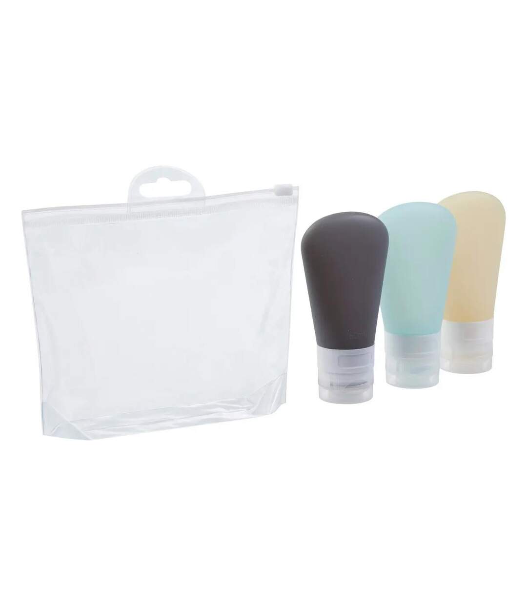 Lot de 3 Tubes Avec Trousse Voyage 17cm Multicolore-2