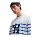 T-shirt Style Chien Nolastripe Homme Blanc Hugo-4