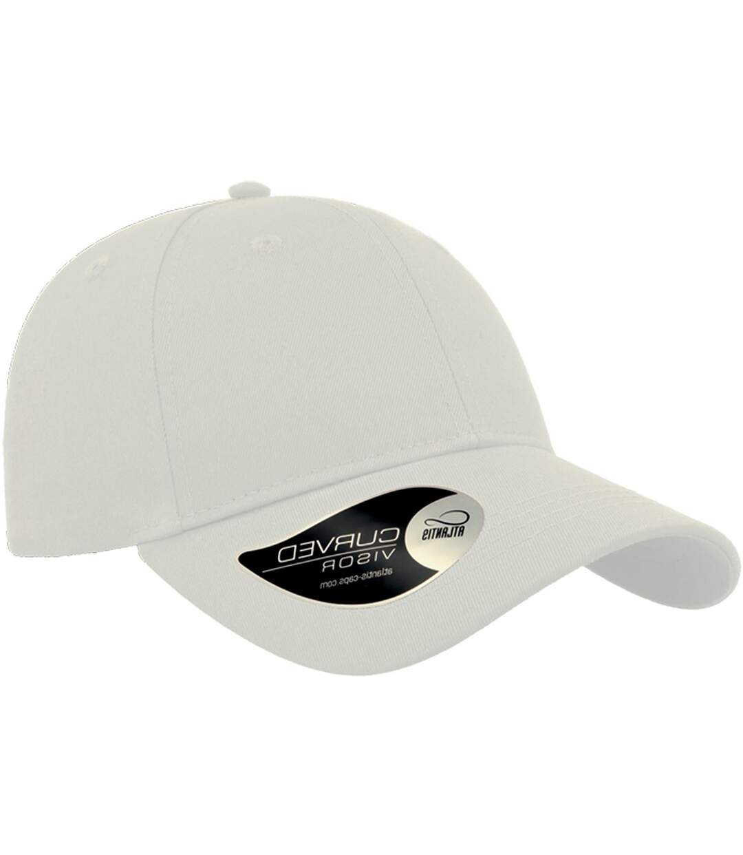 Casquette De Baseball Adulte Blanc Atlantis-1