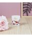 Coffret 2 Bougies Parfumées Maman Chérie 8cm Rose-5