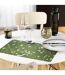 Set de Table Imprimé Fleurette 28x44cm Vert-2
