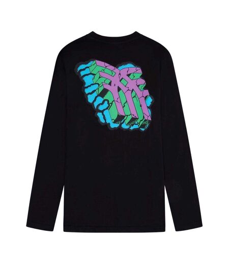 Mens Spencer Long-sleeved T-shirt Black Fenchurch