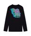 Mens Spencer Long-sleeved T-shirt Black Fenchurch-2