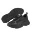 Womens/ladies Cassia Leather Trainers Black Gold Puma-4